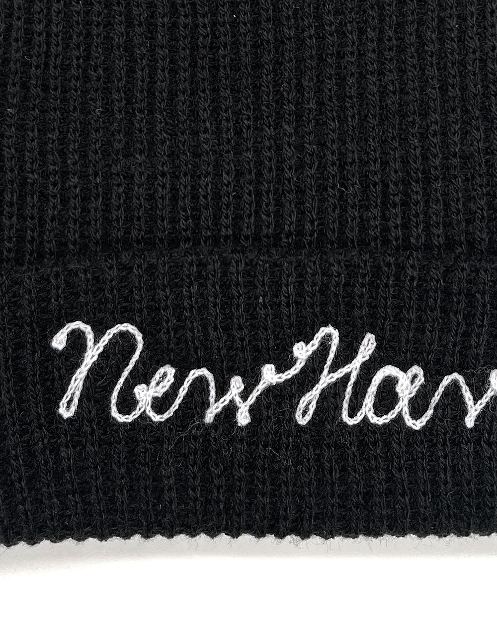 New Haven Chainstitched Beanie - Black (Limited Edition)-Strange Ways-Strange Ways