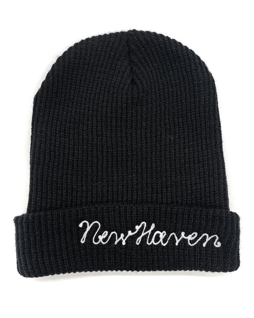 New Haven Chainstitched Beanie - Black (Limited Edition)-Strange Ways-Strange Ways