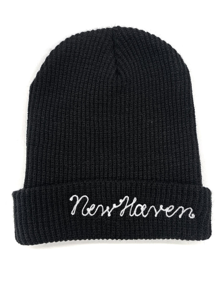 New Haven Chainstitched Beanie - Black (Limited Edition)-Strange Ways-Strange Ways