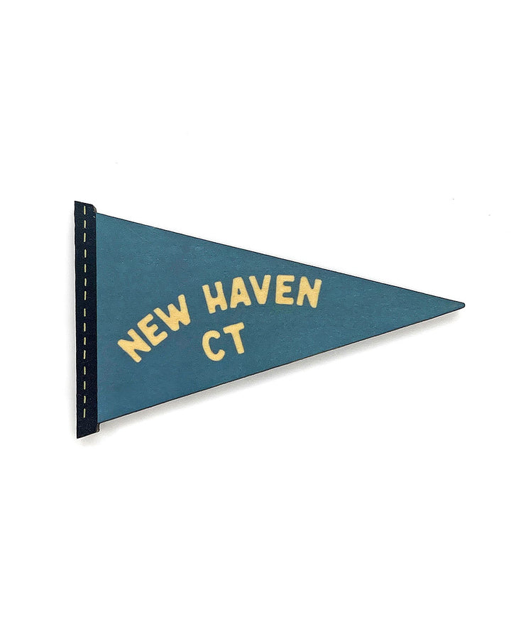 New Haven CT Pennant Magnet-Strange Ways-Strange Ways