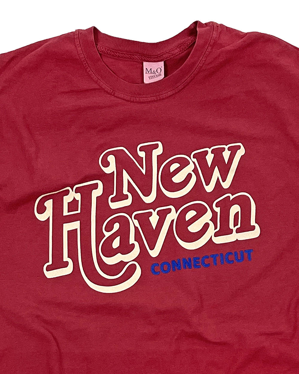 Retro New Haven Connecticut Unisex Shirt - Red-Strange Ways-Strange Ways
