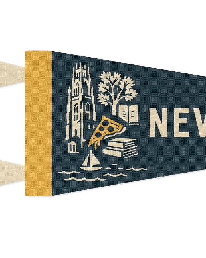 New Haven Connecticut Souvenir Pennant-Benoit's Design Co.-Strange Ways