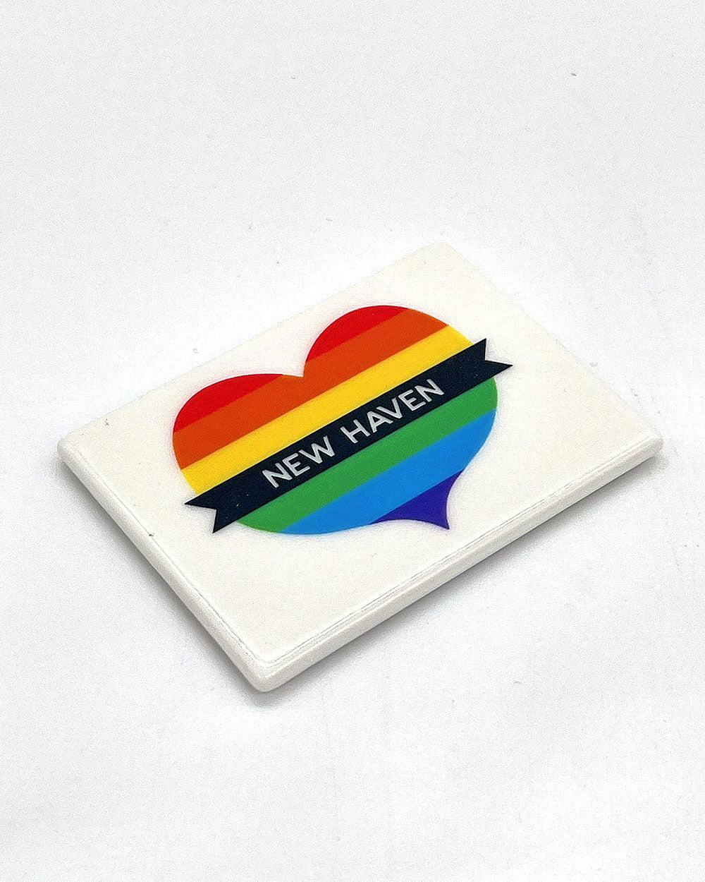 New Haven Rainbow Heart Magnet-Strange Ways-Strange Ways