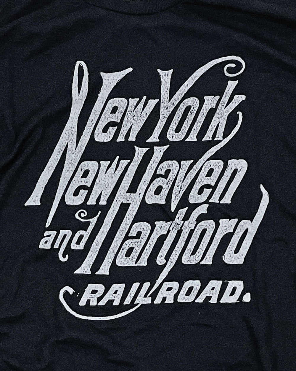 New York, New Haven and Hartford Railroad Tri-Blend Shirt - Black-Strange Ways-Strange Ways