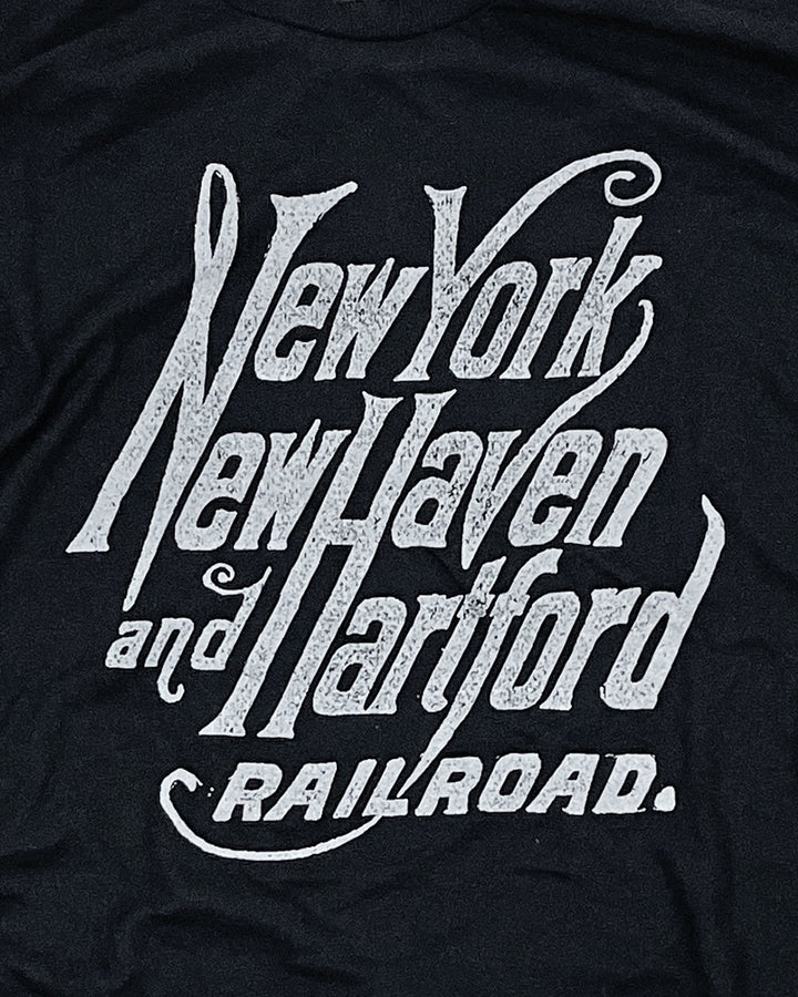 New York, New Haven and Hartford Railroad Tri-Blend Shirt - Black-Strange Ways-Strange Ways