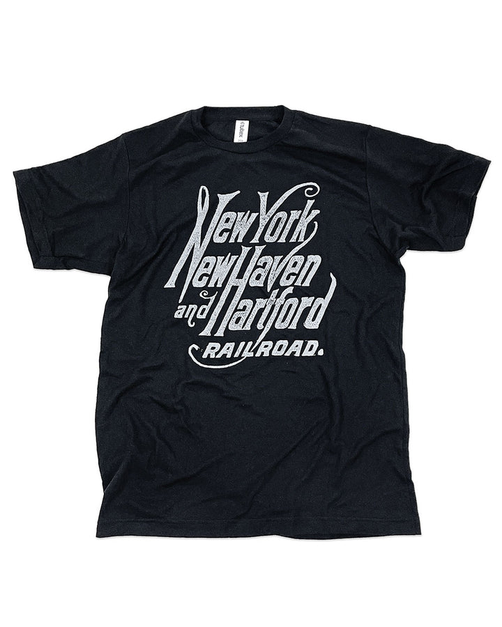 New York, New Haven and Hartford Railroad Tri-Blend Shirt - Black-Strange Ways-Strange Ways