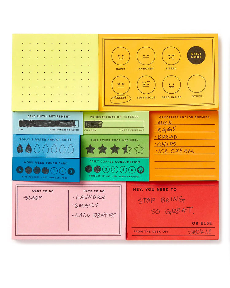 I've Got A Few Notes Notepads (Set of 11)