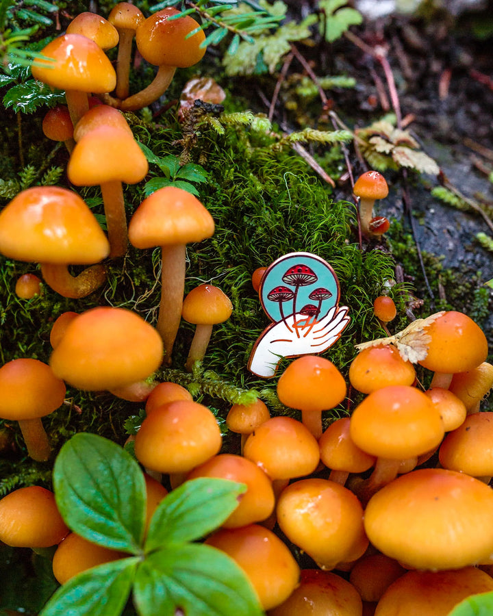 Nurture Nature Mushrooms Pin-Lost Lust Supply-Strange Ways