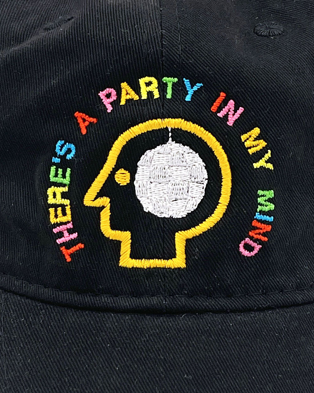 Party In My Mind Dad Hat-Crewel and Unusual-Strange Ways