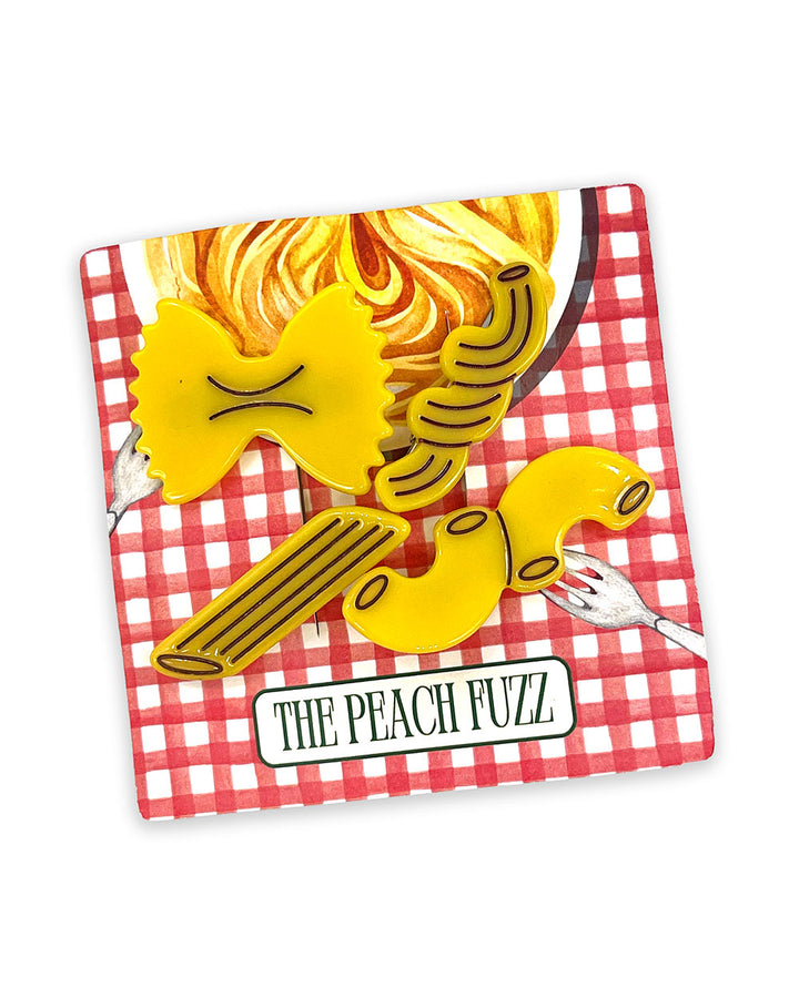 Noodle Mix Hair Clips (Set of 4)-The Peach Fuzz-Strange Ways