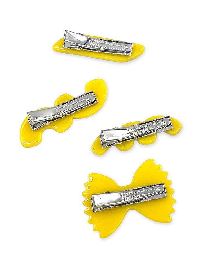 Noodle Mix Hair Clips (Set of 4)-The Peach Fuzz-Strange Ways