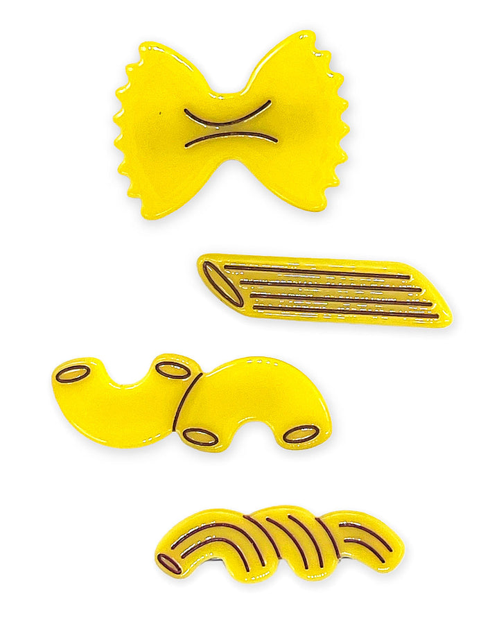 Noodle Mix Hair Clips (Set of 4)-The Peach Fuzz-Strange Ways