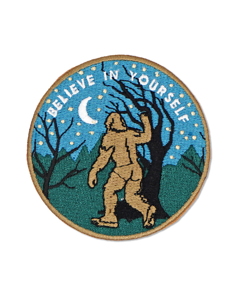 Believe In Yourself Sasquatch Patch-Groovy Things Co.-Strange Ways