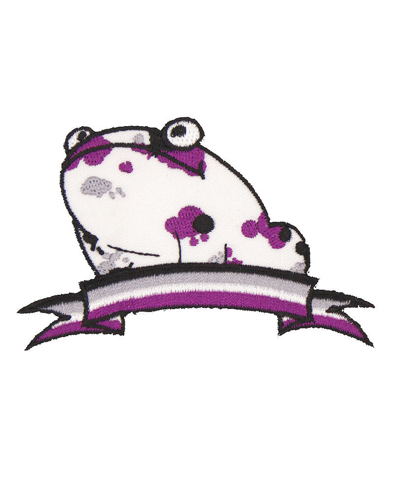 Asexual Pride Frog Patch-The Darks Art-Strange Ways