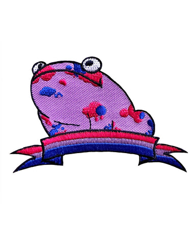 Bisexual Pride Frog Patch