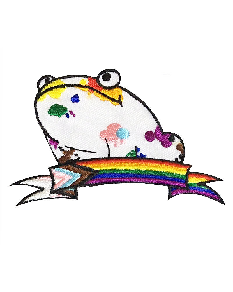 Progress Pride Frog Patch-The Darks Art-Strange Ways