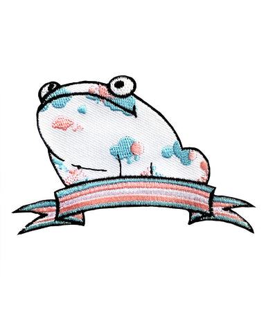 Trans Pride Frog Patch