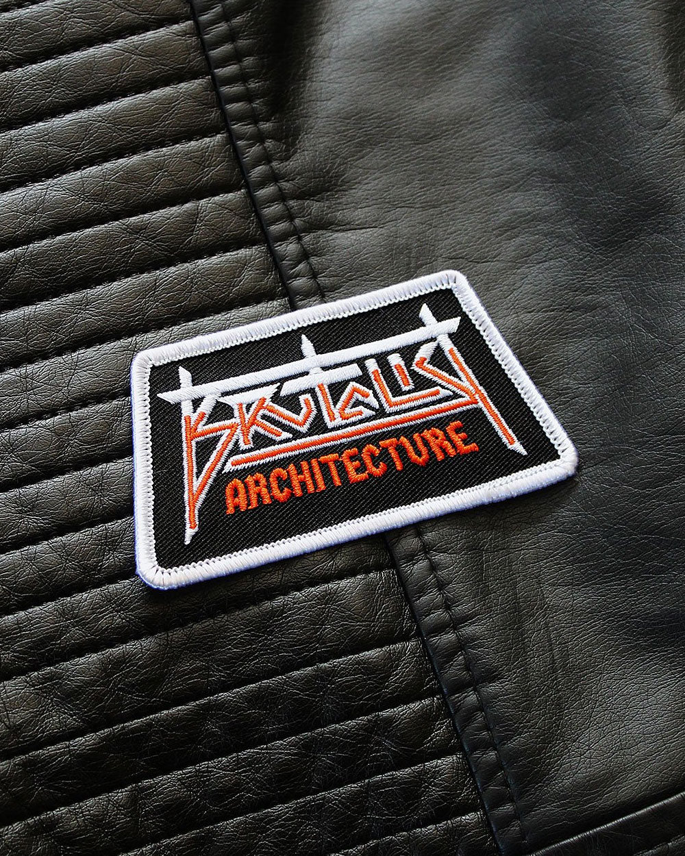 Brutalist Architecture Patch-Pin Museum-Strange Ways