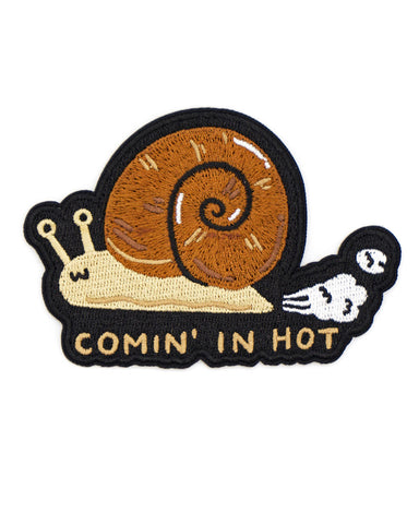 Comin' In Hot Snail Sticky Patch