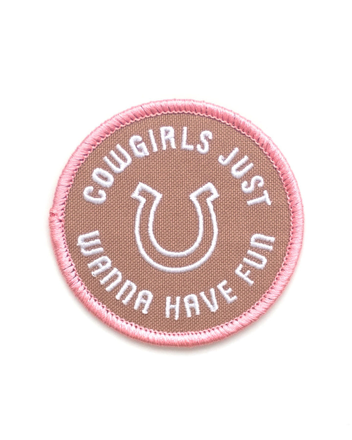 Cowgirls Just Wanna Have Fun Patch-Union Made-Strange Ways