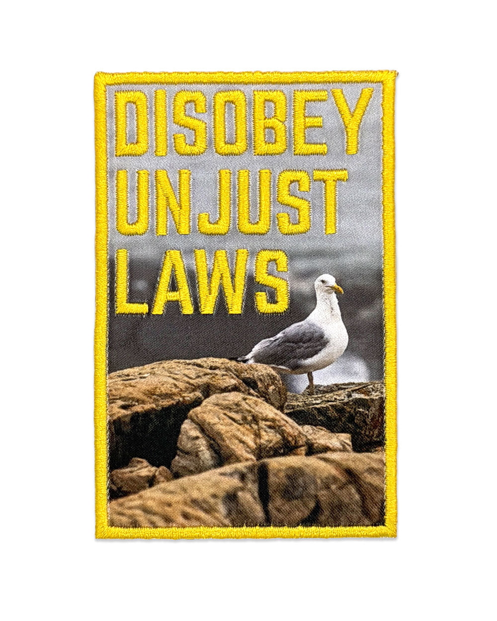 Disobey Unjust Laws Seagull Patch-WanderSlut-Strange Ways
