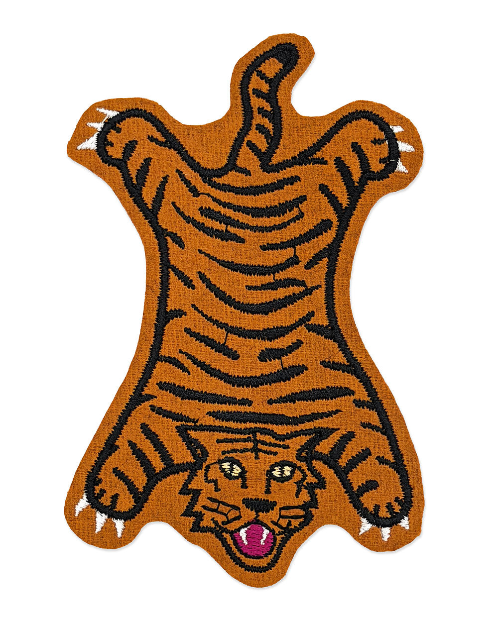 Faux Tiger Rug Large Patch-Crewel and Unusual-Strange Ways