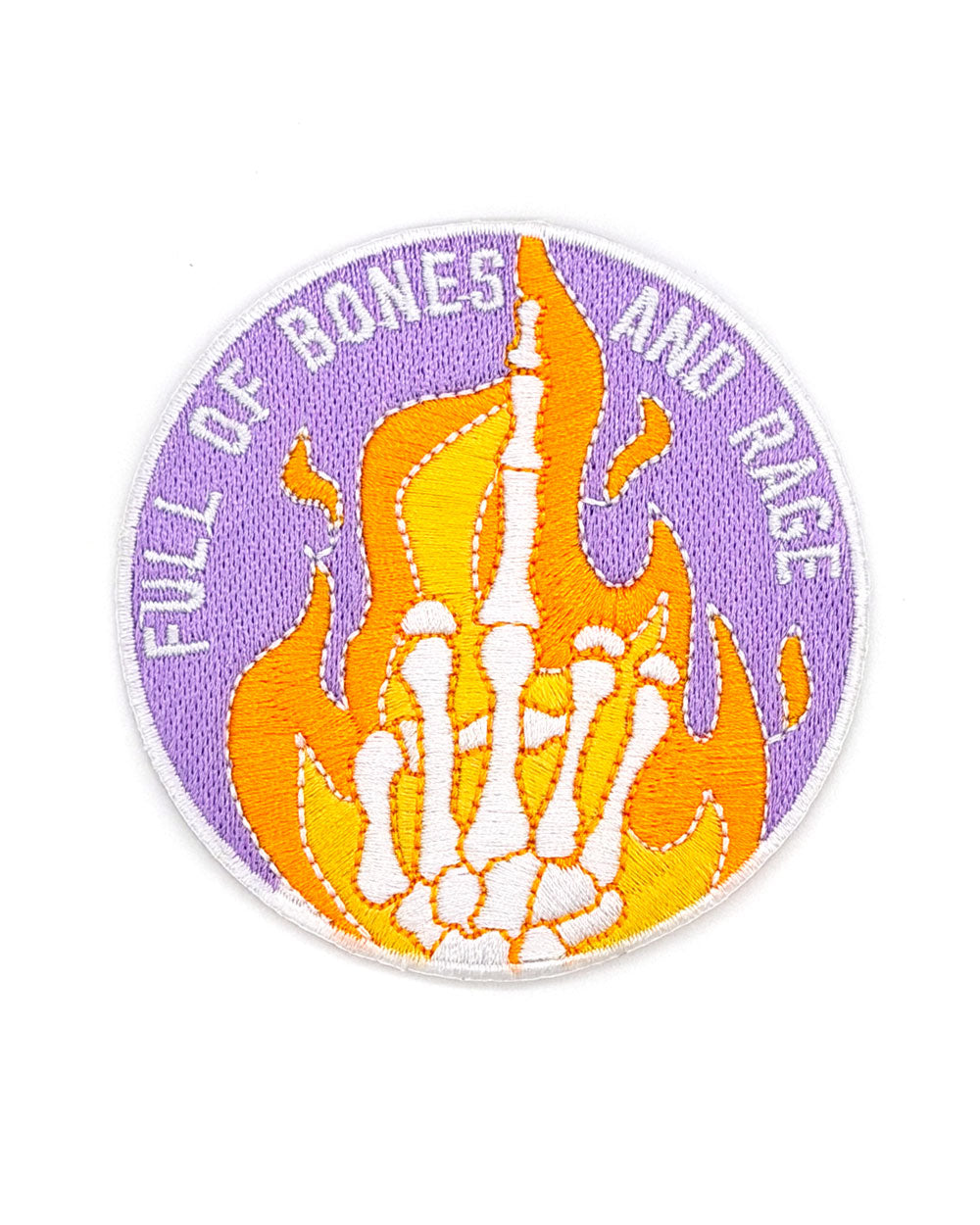 Full Of Bones And Rage Skeleton Patch-Cunning Linguist Co.-Strange Ways