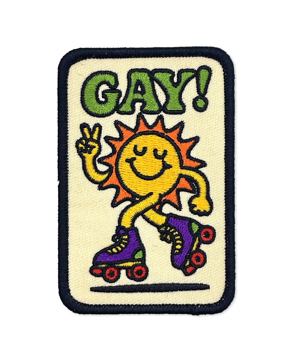 Happy Gay Sunshine Patch-Square Deal Supplies-Strange Ways