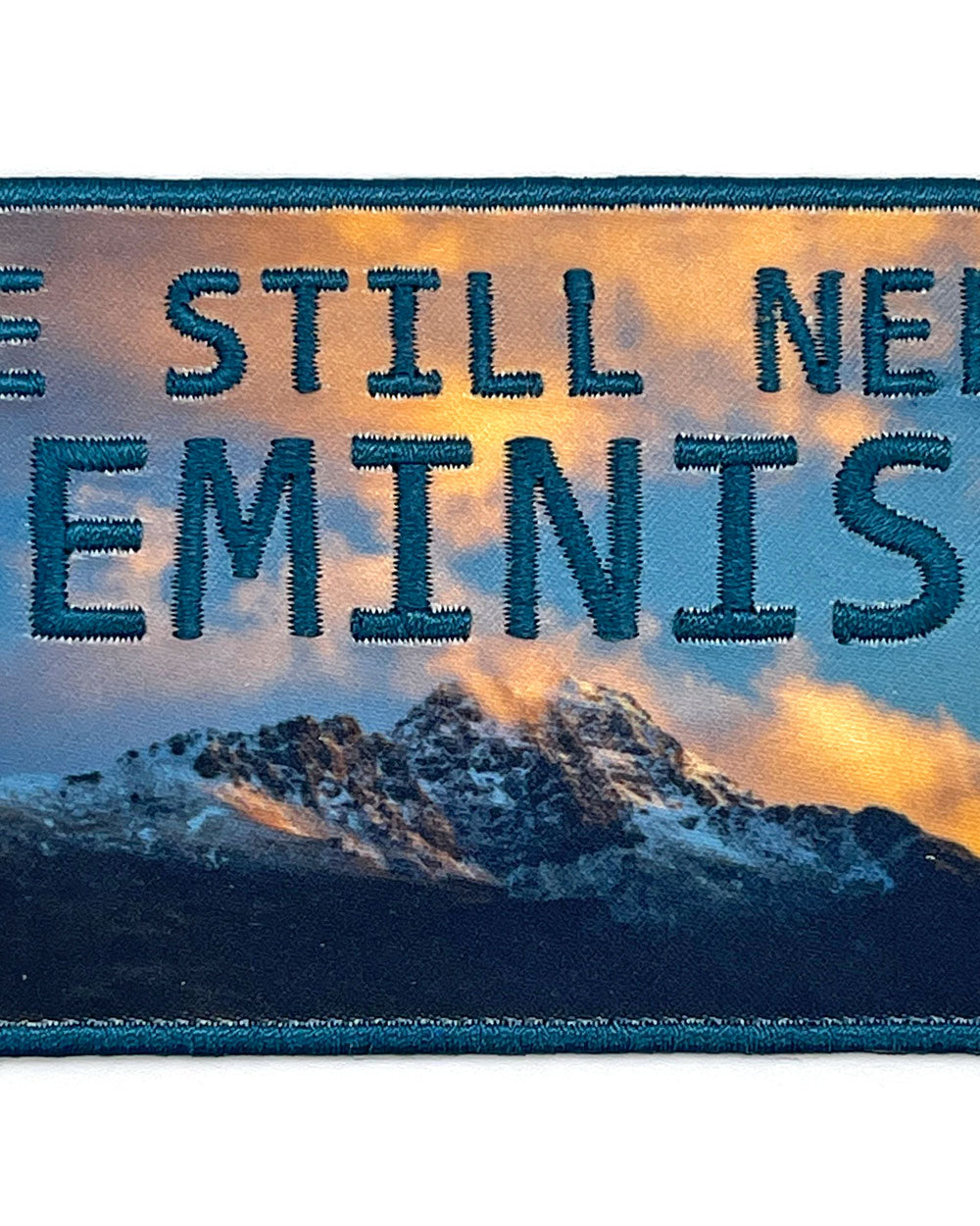 We Still Need Feminism Patch - Twilight Blue-WanderSlut-Strange Ways