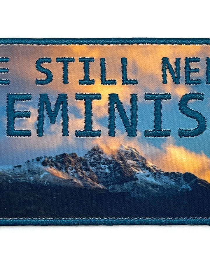 We Still Need Feminism Patch - Twilight Blue-WanderSlut-Strange Ways