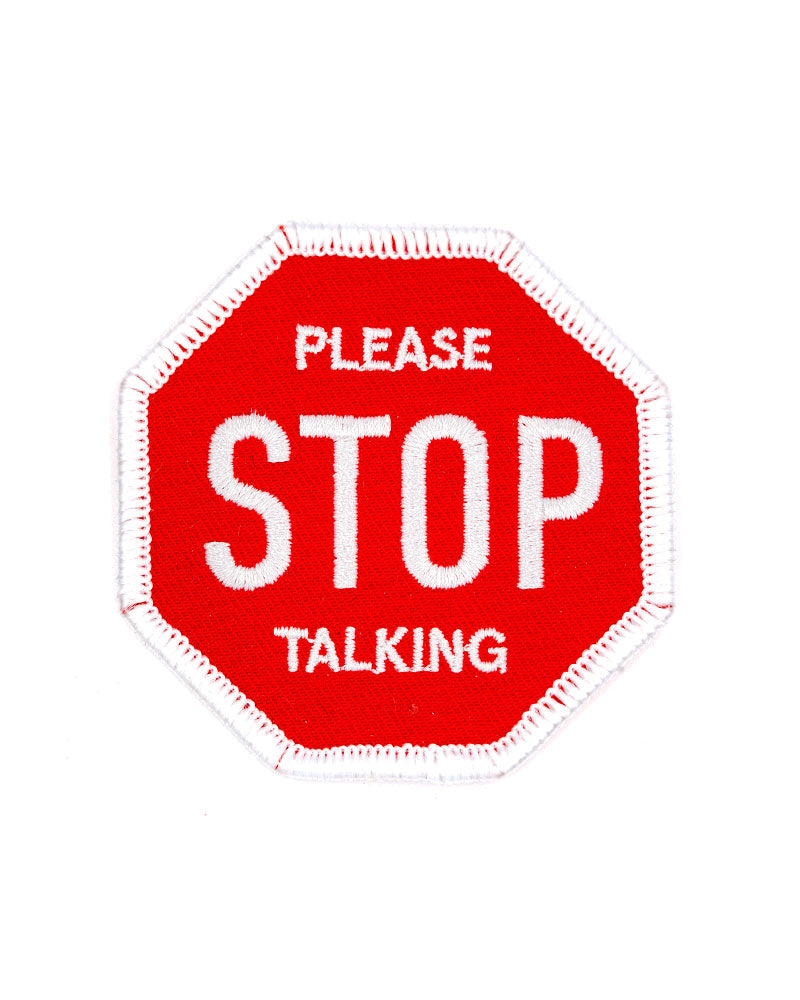 Please Stop Talking Patch-These Are Things-Strange Ways