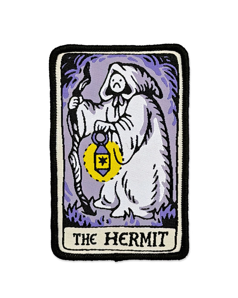 The Hermit Tarot Card Patch-Cat Coven-Strange Ways