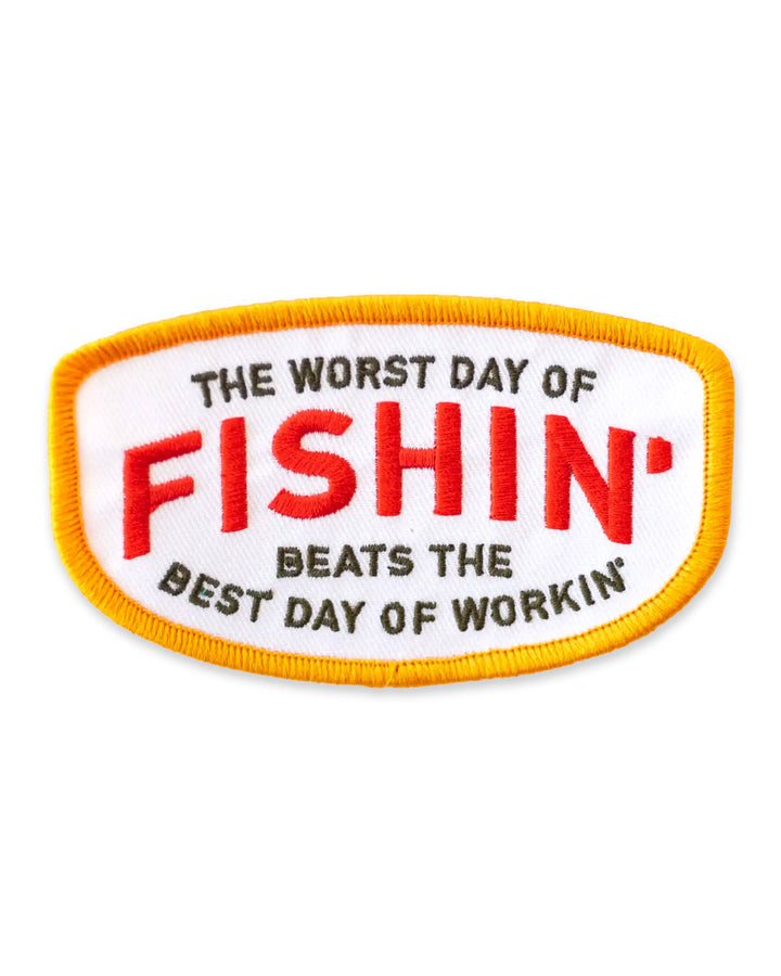 Fishin' Beats Workin' Patch-Union Made-Strange Ways