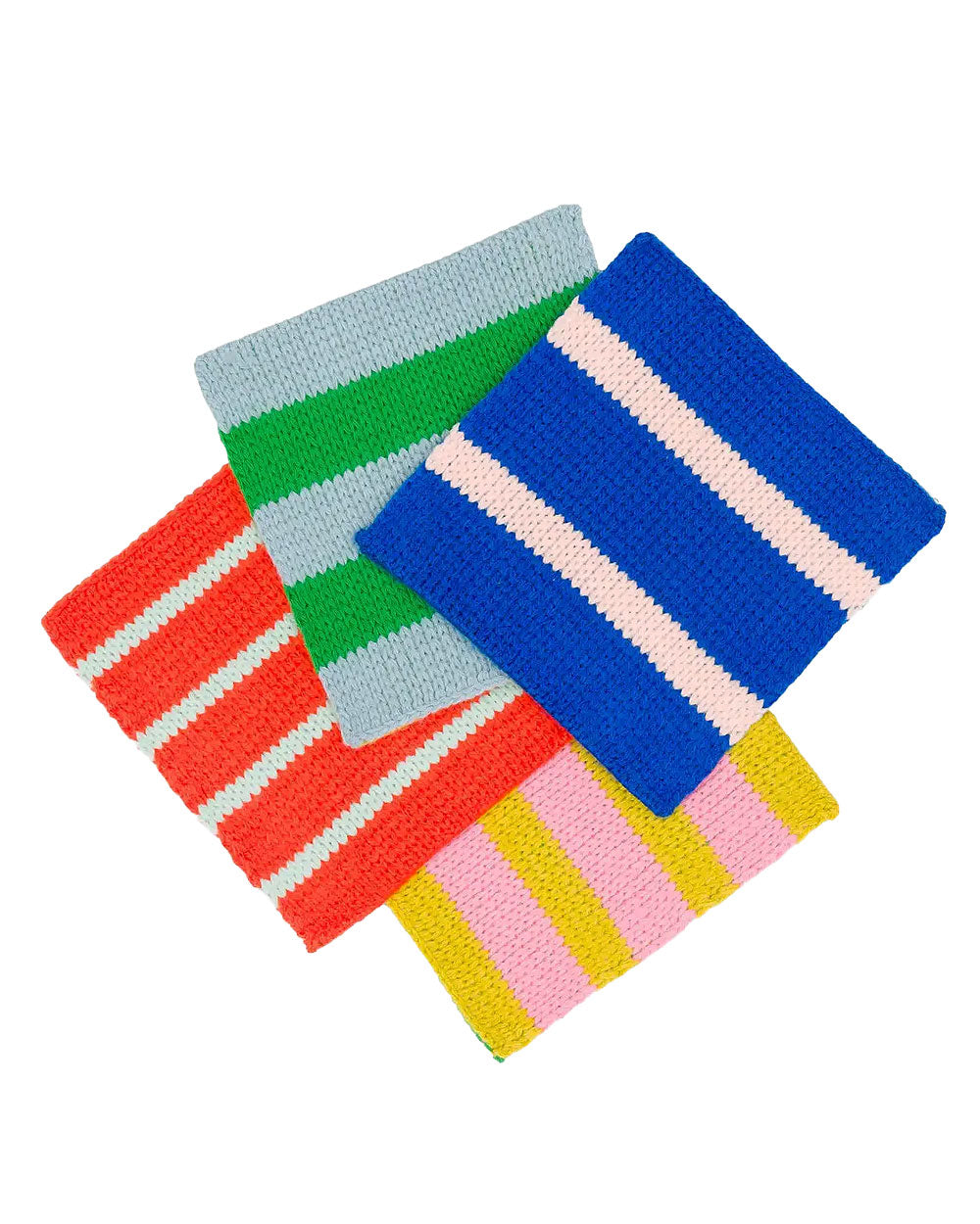 Patchwork Stripe Coasters (Set of 4)-VERLOOP-Strange Ways