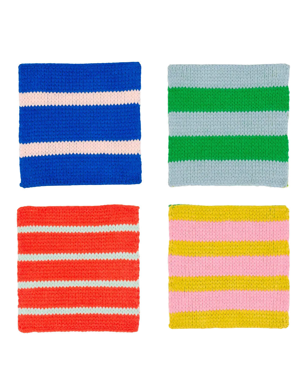 Patchwork Stripe Coasters (Set of 4)-VERLOOP-Strange Ways