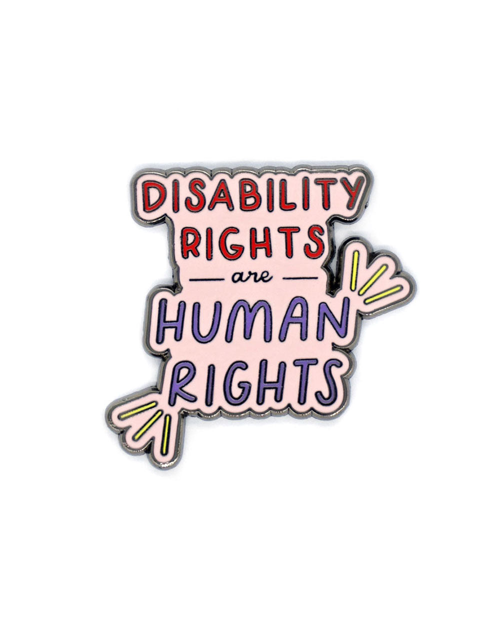 Disability Rights Are Human Rights Pin-Fluffmallow-Strange Ways