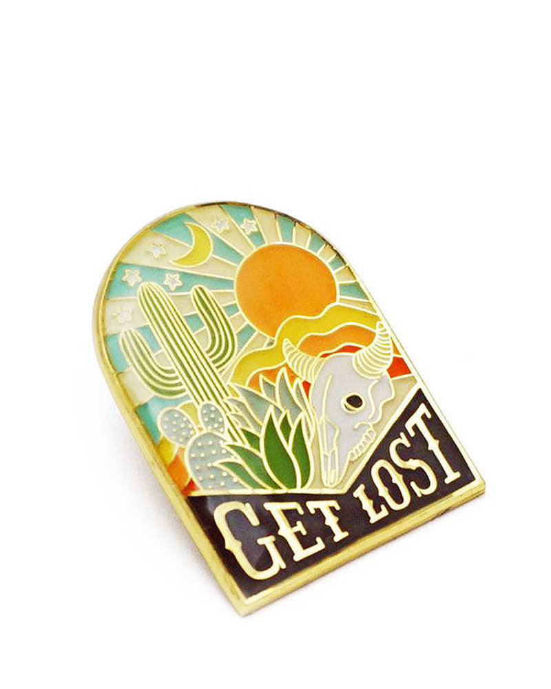 Get Lost Desert Pin-Lucky Horse Press-Strange Ways