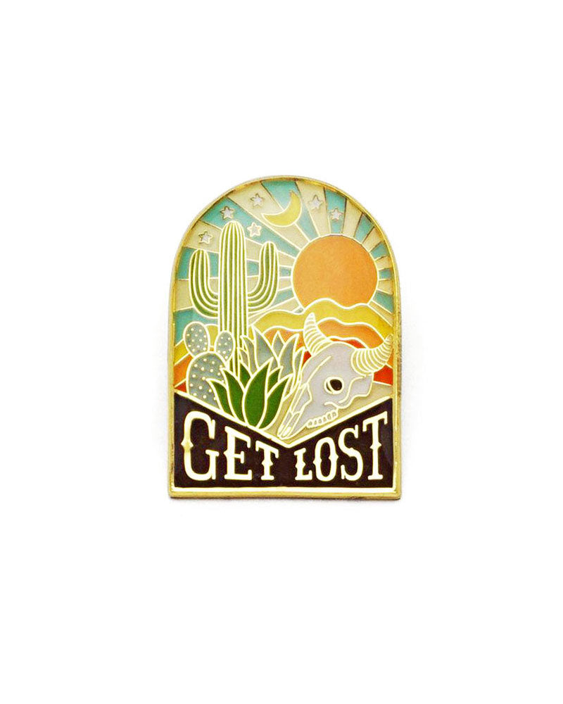Get Lost Desert Pin-Lucky Horse Press-Strange Ways