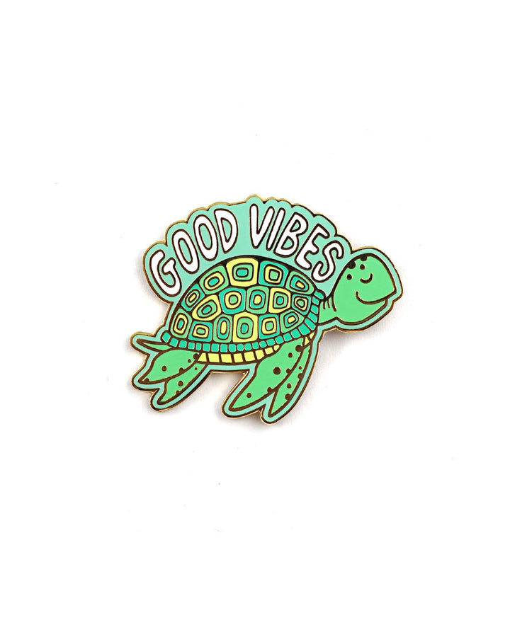 Good Vibes Sea Turtle Pin-Lucky Sardine-Strange Ways