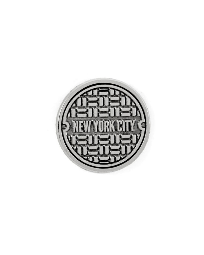 NYC Sewer Cover Pin-These Are Things-Strange Ways