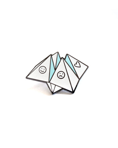 Origami Fortune Teller Pin