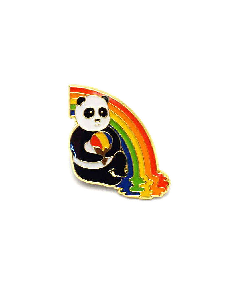Rainbow Panda Pin-Lucky Horse Press-Strange Ways