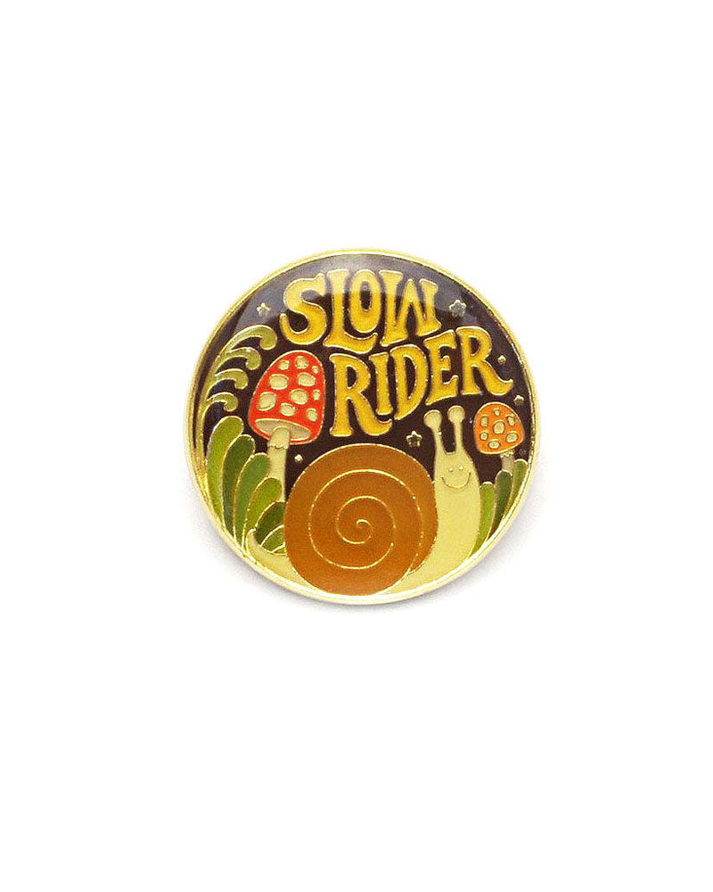 Slow Rider Snail Pin