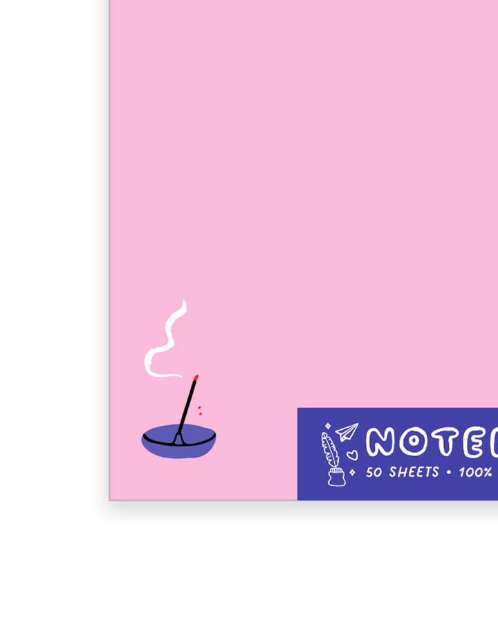 Busy Dissociating Cat Notepad-Party of One-Strange Ways