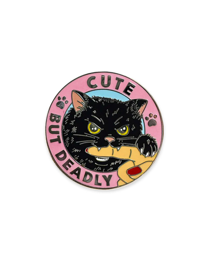 Cute But Deadly Cat Pin-Strike Gently Co.-Strange Ways