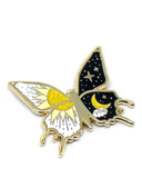 Day & Night Butterfly Pin-Glitter Punk-Strange Ways