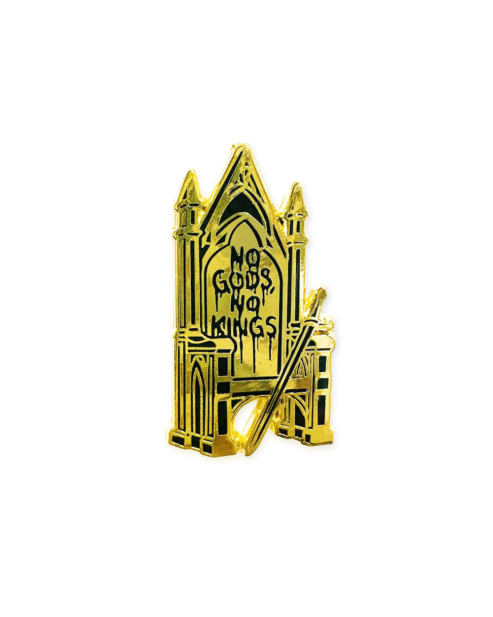 No Gods No Kings Pin-Strike Gently Co.-Strange Ways