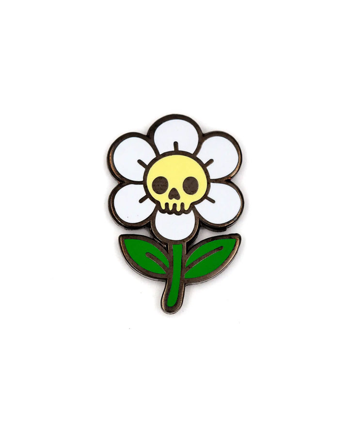 Skull Flower Pin-These Are Things-Strange Ways