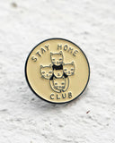 Stay Home Club Cat Logo Pin (Limited Edition)-Stay Home Club-Strange Ways
