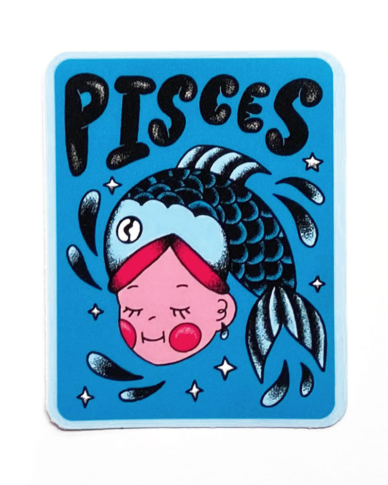 Pisces Baby Zodiac Sticker-Ren-O-Graphics-Strange Ways